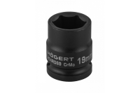 HT4R069 Hogert – Ударная шестигранная головка 1/2 дюйма 19 мм короткая CrMo DIN 3121 Hogert (HT4R069) у Запоріжжі
