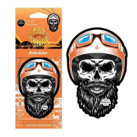 12074 Aroma Car – Ароматизатор Aroma Car Cellulose Dia De Los Muertos - Motorbike сухой (12074) у Запоріжжі
