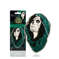 83279 Aroma Car – Aroma Car Dia De Los Muertos - Green Diamond Girl (24шт.) у Запоріжжі
