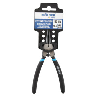 MT46115 Molder – Кліщі для зовнішніх стопорних кілець, прямі MOLDER 150мм, Cr-V, HRC 55-60, поліровані (72шт/ящ) у Запоріжжі
