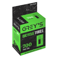 GR57028 Greys – Велосипедная камера на велосипед гибрид 700с 28 дюймов Greys ниппель AV 35mm бутил (GR57028) у Запоріжжі
