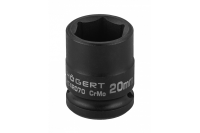 HT4R070 Hogert – Ударная шестигранная головка 1/2 дюйма 20 мм CrMo Hogert стандарт DIN 3121 (HT4R070) у Запоріжжі
