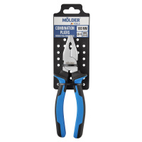 MT40018 Molder – Плоскогубці комбіновані MOLDER 180мм, Cr-V, HRC 55-62, сатинове покриття, двок. ручка (60шт/ящ) у Запоріжжі
