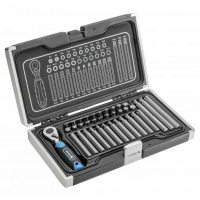 HT1R466 Hogert – Набор бит 1/4 PH SL Torx HEX 37 штук с трещоткой 72 зубца Hogert (HT1R466) у Запоріжжі
