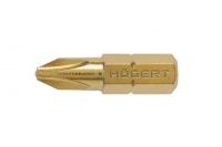 HT1S382 Hogert – Набор коротких бит PH2 25 мм S2 нитрид титана 5 штук Hogert (HT1S382) у Запоріжжі
