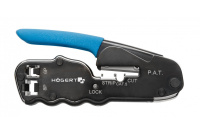 HT1P172 Hogert – Обжимные клещи для телефонных разъемов 6P 8P RJ45 Hogert для проводов (HT1P172) у Запоріжжі
