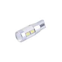SL1348 Solar – Светодиодные LED автолампы SOLAR Premium Line 12V T10 W2.1x9.5d 10SMD 5730 + lens CANBUS white блистер 2шт (SL1348) у Запоріжжі
