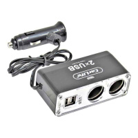 CS304 CARLIFE – Разветвитель прикуривателя CARLIFE CS304 2в1 + USB у Запоріжжі
