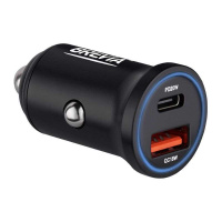 46038CALB Brevia – Автомобільний зарядний пристрій BREVIA ePower DualChargeLED 38W 1xUSB-C+1xUSB-A чорний 46038CALB (46 у Запоріжжі
