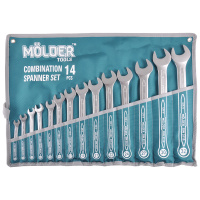 MT58114 Molder – Набор ключей комбинированных MOLDER CR-V 8-32 мм 14 шт (MT58114) у Запоріжжі
