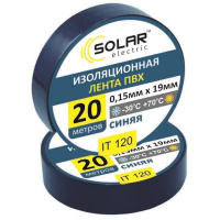 IT120 Solar – Изолента SOLAR IT120 синяя 20м у Запоріжжі
