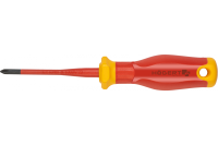 HT1S965-1 Hogert – Диэлектрическая отвертка PH1 80 мм 1000V SLIM S2 для электромонтажа (HT1S965-1) у Запоріжжі
