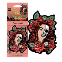 12070 Aroma Car – Ароматизатор Aroma Car Cellulose Dia De Los Muertos - Pomegranate сухой (12070) у Запоріжжі

