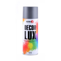 NX48016 NOWAX – Акриловая краска глянцевая серебряно серая NOWAX Decor Lux (9022) 450мл у Запоріжжі
