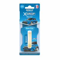 NX00056 NOWAX – Ароматизатор целюлозний з капсулою Nowax серія X Drop - New Car (25шт/ящ) у Запоріжжі

