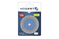 HT7D714 Hogert – Дисковая щетка из нержавеющей стали 100мм для дрели 4500об/мин Hogert прямая по металлу (HT7D714) у Запоріжжі
