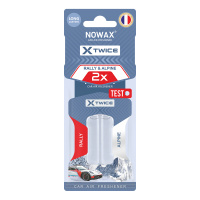 NX00147 NOWAX – Ароматизатор повітря з подвійною капсулою Nowax серія X Twice - Alpine & Rally (30шт/уп) у Запоріжжі
