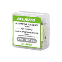 AP72 BelAuto – Предохранители "мини" BELAUTO AP72 25А 100 шт у Запоріжжі
