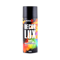 NX48037 NOWAX – Акриловая высокотемпературная матовая краска черная NOWAX Decor Lux (9005) 650°C 450мл у Запоріжжі
