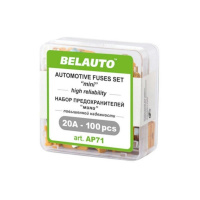 AP71 BelAuto – Предохранители "мини" BELAUTO AP71 20А 100шт у Запоріжжі

