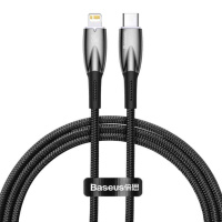 CADH000001 Baseus – PD Кабель Baseus Glimmer Series Fast Charging Data Cable Type-C to iP 20W 1m Black у Запоріжжі
