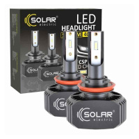8211 Solar – Лампа LED H11 LED 12/24V 40W 5000Lm 6000K CSP1860 2шт. у Запоріжжі
