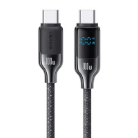 SJ742USB02 Usams – Кабель Usams Type-C To Type-C Aluminum Alloy Fast Charging Series 2M 60W у Запоріжжі
