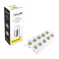 1254 Solar – Лампы галогенные Solar R5W 12V 10 штук (одна упаковка) (1254) у Запоріжжі

