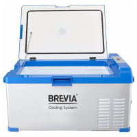 22405 Brevia – Портативный холодильник 25л BREVIA автохолодильник с LG-компрессором стальной 12/24В 220В (22405) у Запоріжжі
