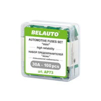 AP73 BelAuto – Предохранители "мини" BELAUTO AP73 30А 100 шт у Запоріжжі
