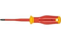 HT1S974-1 Hogert – Диэлектрическая отвертка SLIM PH2 SL6 100мм 1000V S2 для электромонтажа (HT1S974-1) у Запоріжжі
