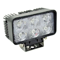10612QFX1 Brevia – Дополнительная фара на авто прямоугольная Flood рассеянный белый цвет свечения 1320Lm Brevia (10612QFX1) у Запоріжжі

