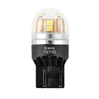 10211X2 Brevia – Лампа светодиодная Brevia S-Power W21/5W 330Lm 15x2835SMD 12/24V CANbus, 2шт. у Запоріжжі

