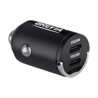 46040DCMB Brevia – Автомобільний зарядний пристрій BREVIA ePower NanoMetal 40W 2xUSB-C чорний 46040DCMB (46040DCMB) у Запоріжжі
