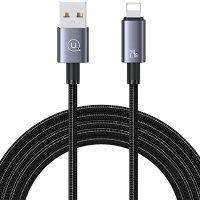 SJ669USB01 Usams – Кабель Usams Lightning 2.4A Aluminum Alloy Fast Charging Sufeng Series 2M у Запоріжжі

