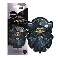 12047 Aroma Car – Ароматизатор Aroma Car Cellulose Characters - Black Pirat сухой (12047) у Запоріжжі
