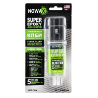 NX49509 NOWAX – Клей эпоксидный для металла прозрачный Nowax -40+60°С 30г (NX49509) у Запоріжжі
