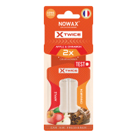 NX00148 NOWAX – Ароматизатор повітря з подвійною капсулою Nowax серія X Twice - Apple & Cinnamon (30шт/уп) у Запоріжжі
