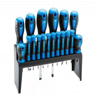 HT1S098 Hogert – Викрутки набор 18 штук сталь S2 Hogert с магнитным держателем PH SL Torx (HT1S098) у Запоріжжі
