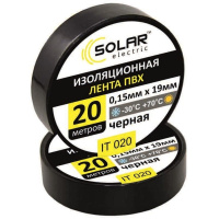 IT020 Solar – Изолента SOLAR IT020 черная 20м у Запоріжжі
