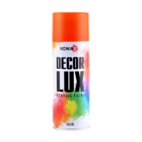 NX48047 NOWAX – Акриловая флуоресцентная краска оранжевая NOWAX Decor Lux 450мл у Запоріжжі
