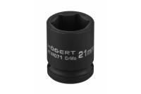 HT4R071 Hogert – Ударная короткая шестигранная головка 1/2 дюйма 21 мм Hogert HT4R071 у Запоріжжі
