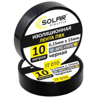 IT010 Solar – Изолента SOLAR IT010 черная 10м у Запоріжжі

