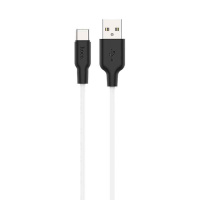 X21-t Hoco – Кабель Hoco X21 Plus Silicone Type-C (1m) (black/white) у Запоріжжі
