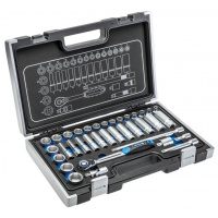 HT1R465 Hogert – Инструментальный набор Hogert CrV 3/8 дюйма 36 предметов в чемодане HT1R465 у Запоріжжі
