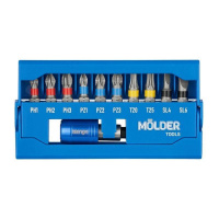 MT70010 Molder – Н-р бит с держ. магн. MOLDER, 50мм, 11шт (цв. марк.) (MT70010) у Запоріжжі
