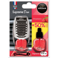 92254 Aroma Car – Ароматизатор Aroma Car Supreme DUO Slim 8 мл Strawberry Клубника у Запоріжжі
