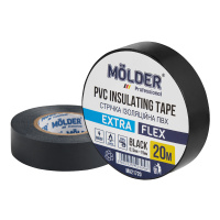 MA21720 Molder – Изолента Molder 20м, 0,13x19mm, черная, Огнестойкая (MA21720) у Запоріжжі
