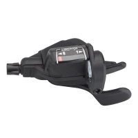 TS39-28 microSHIFT – Манетки microSHIFT Mezzo TS39-28, пара, 2x8s, light shifting design, металевий хомут, з індикатором у Запоріжжі
