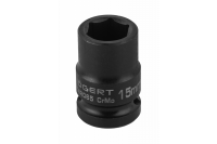 HT4R065 Hogert – Ударная шестигранная торцевая головка 15 мм Hogert 1/2 короткая (HT4R065) у Запоріжжі
